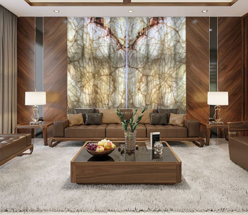 Tranh Đá Xuyên Sáng Onyx – Nghệ Thuật Từ Tinh Hoa Thiên Nhiên